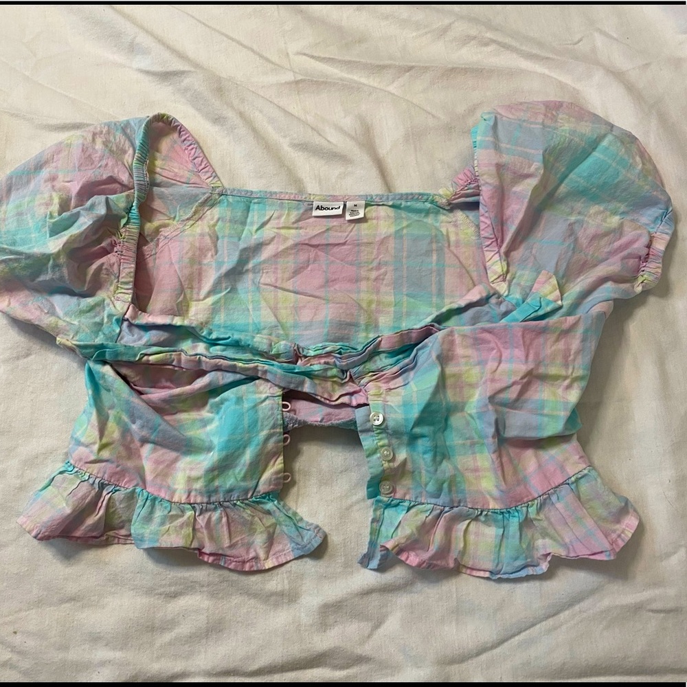 Cotten Candy Colored Abound Crop Top